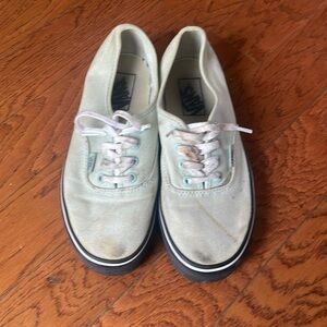Vans. Classic style Mint Green with Black soles. Women’s 7.5.